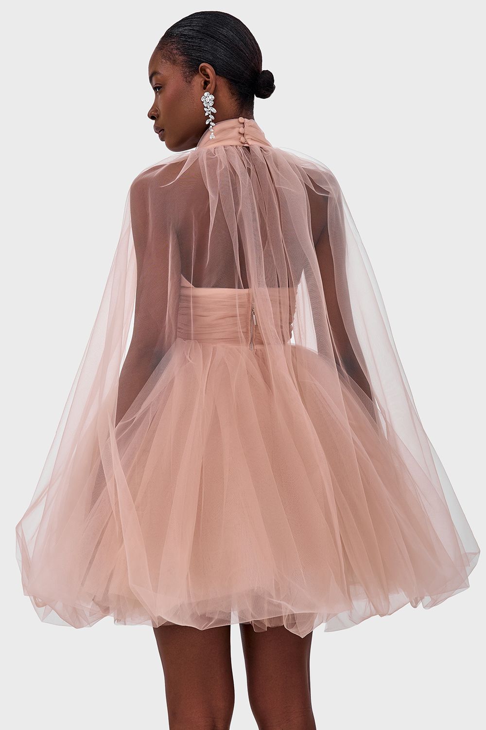 Cape Mini Dress