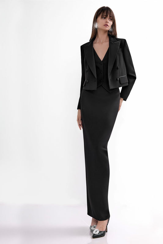 Maxi pencil skirt