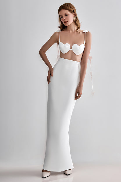 Maxi pencil skirt