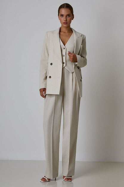 Straight cut trousers
