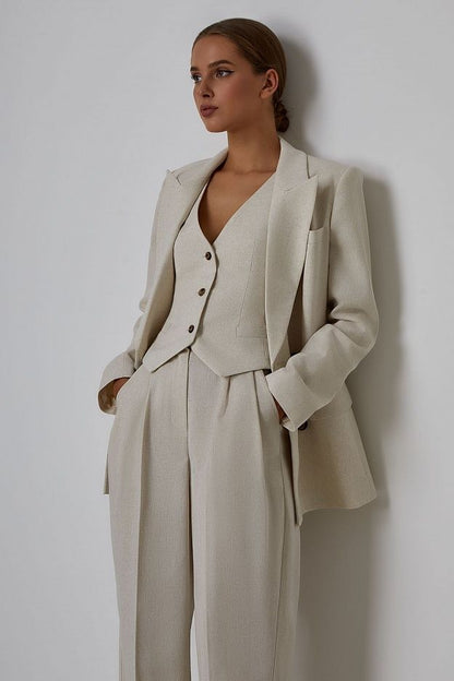Straight cut trousers