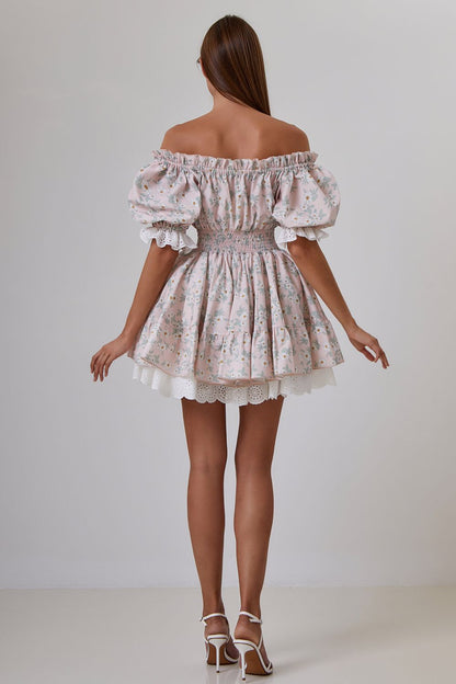 Fluffy skater dress