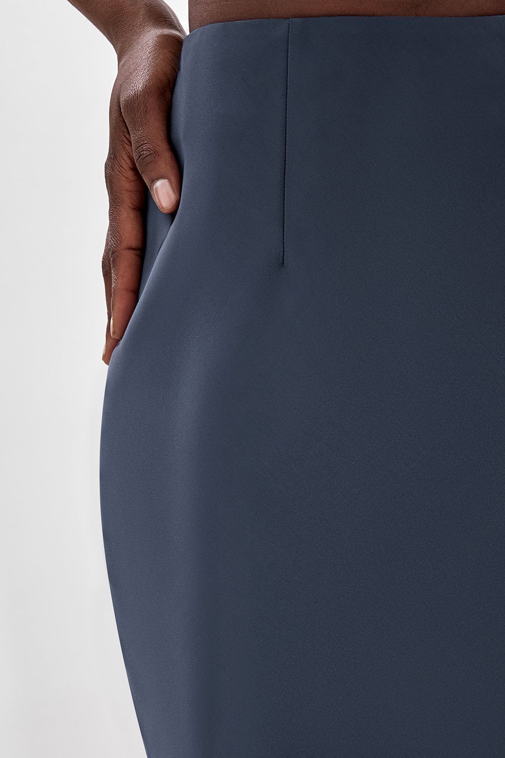 Satin High-Waisted Maxi Skirt