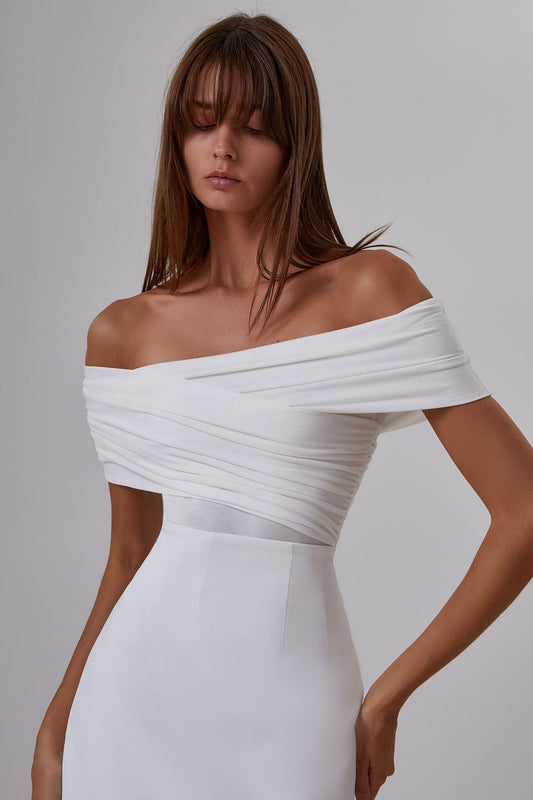 Draped bodysuit