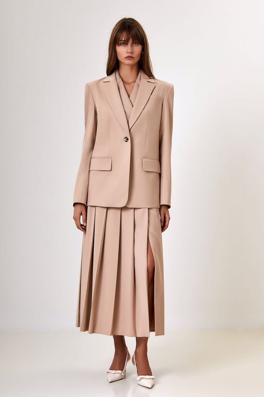 Tailored Single-Breasted Blazer