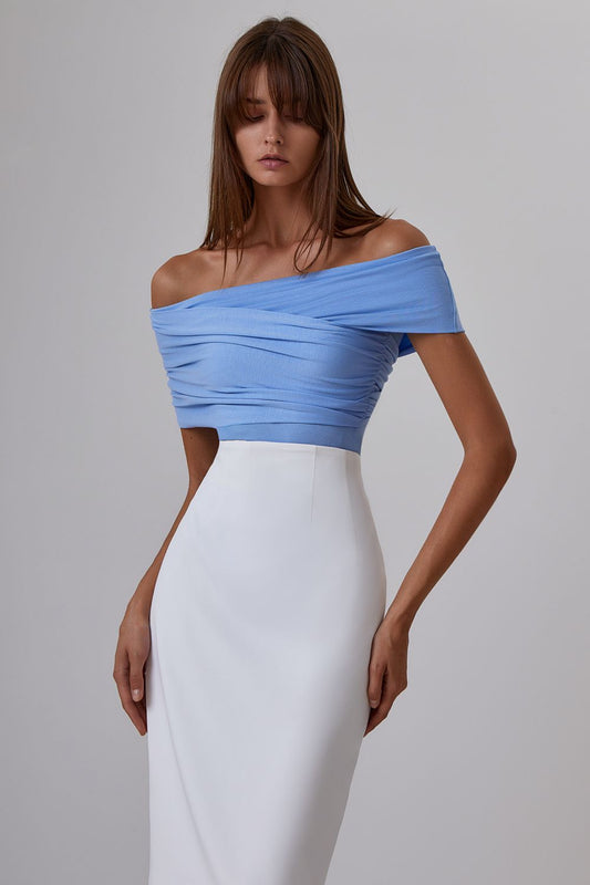 Draped bodysuit
