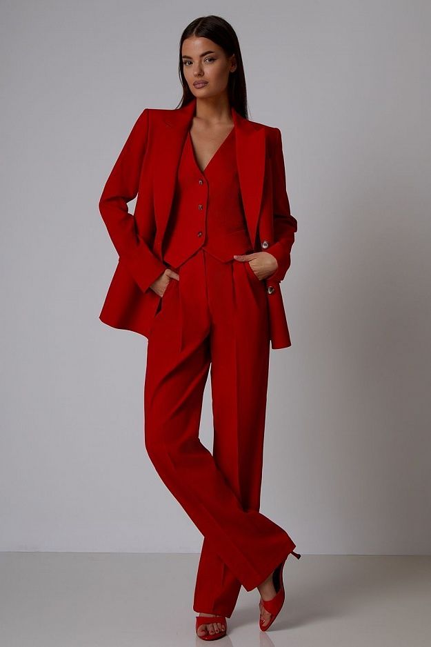 Straight cut trousers