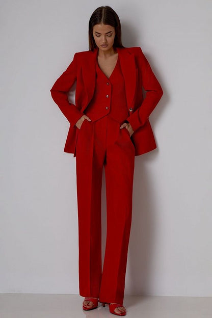 Straight cut trousers