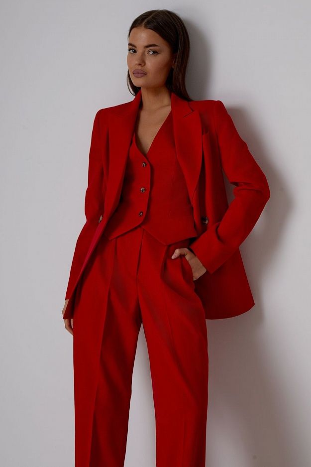 Straight cut trousers