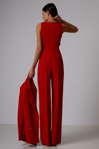 Straight cut trousers