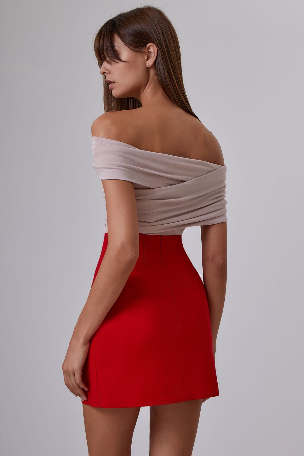 Draped bodysuit