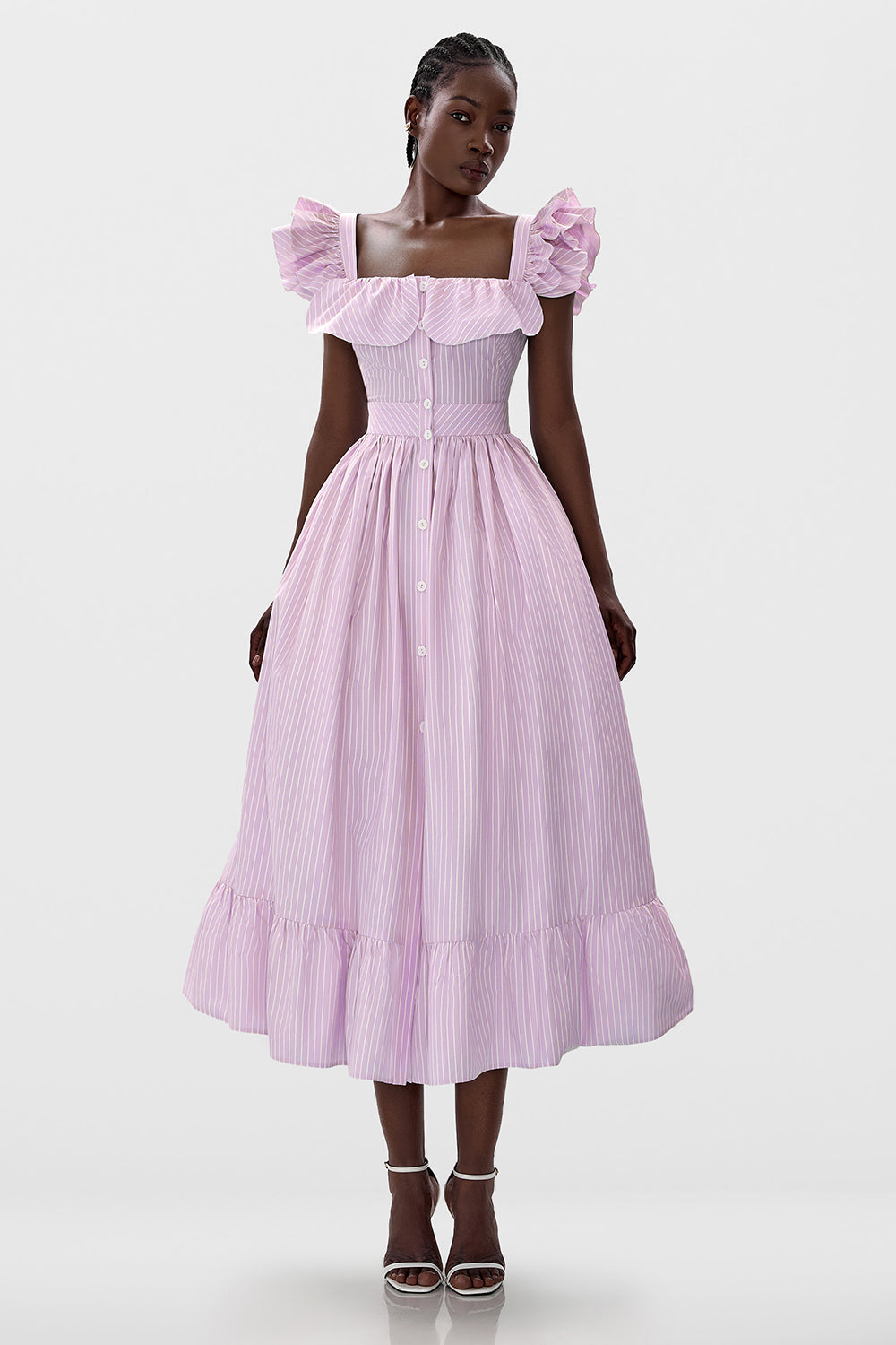 Ruffled Off-Shoulder Sundress