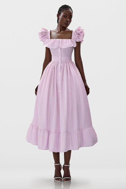 Ruffled Off-Shoulder Sundress
