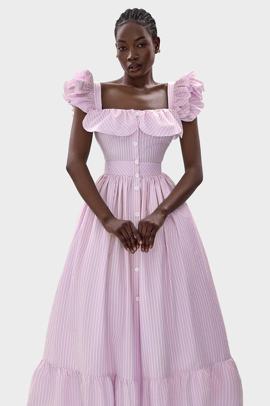 Ruffled Off-Shoulder Sundress