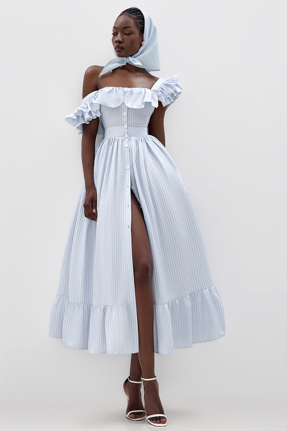 Ruffled Off-Shoulder Sundress