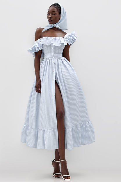 Ruffled Off-Shoulder Sundress