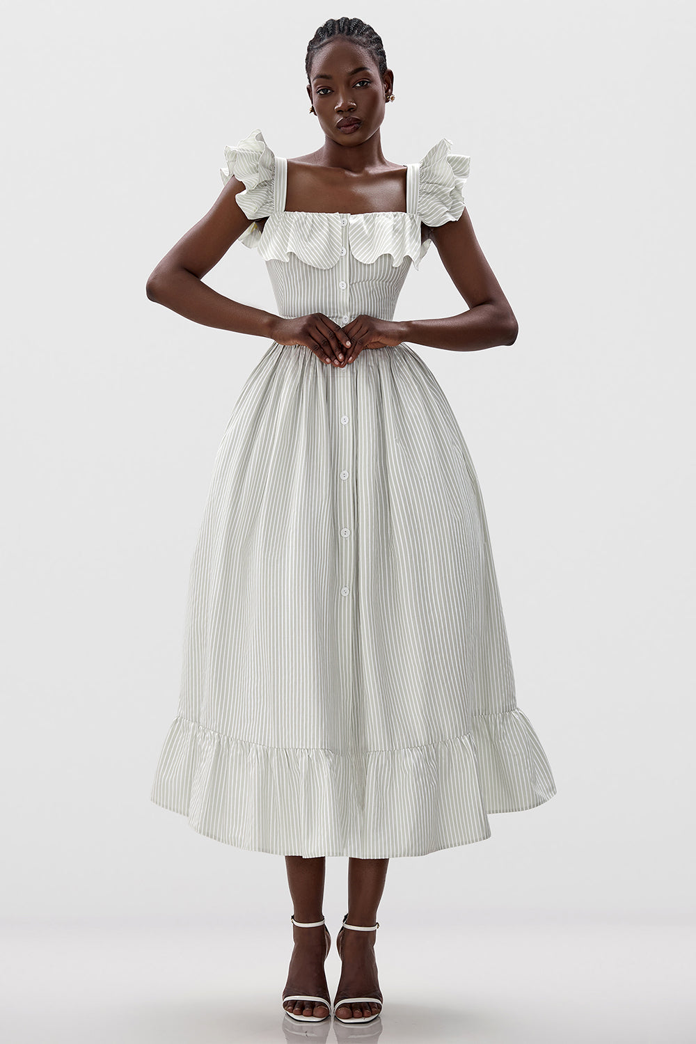 Ruffled Off-Shoulder Sundress