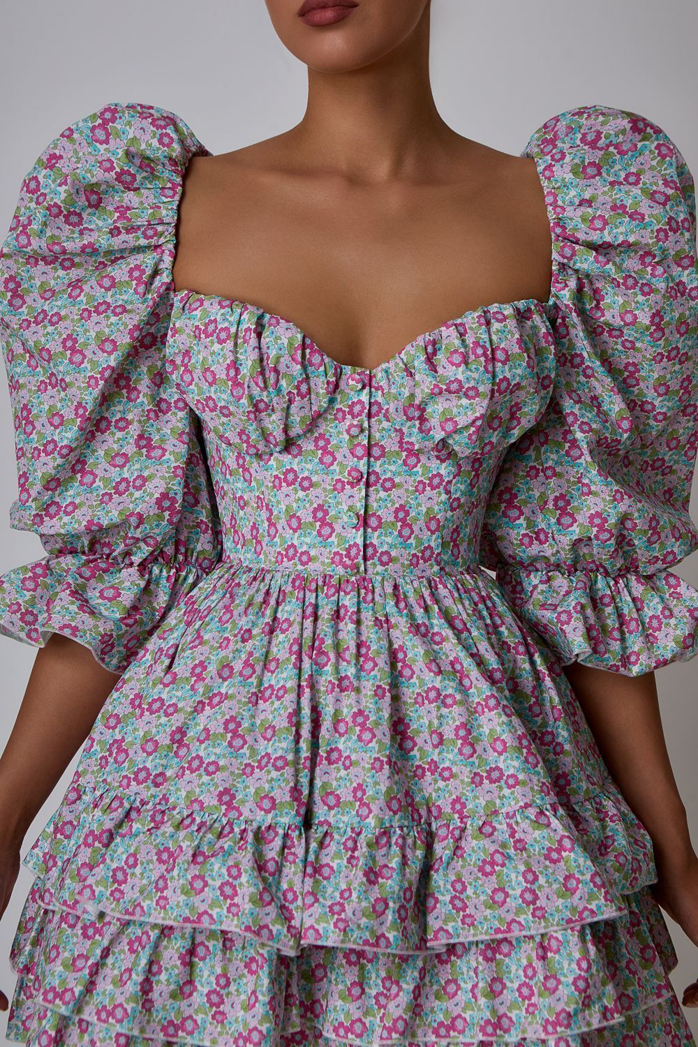 Dress with a corset top