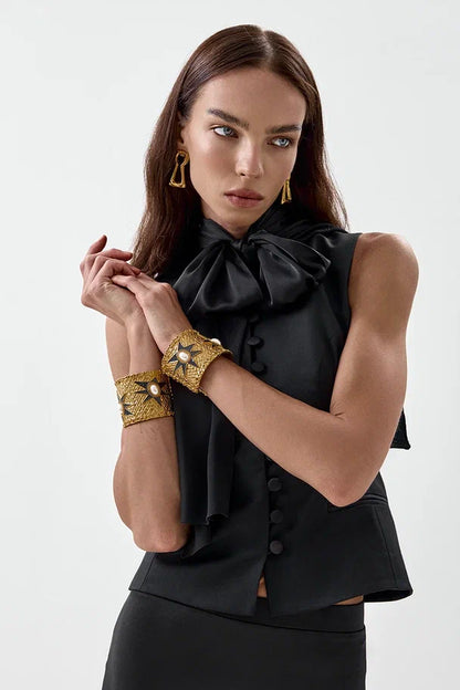 Wide Statement Bracelet