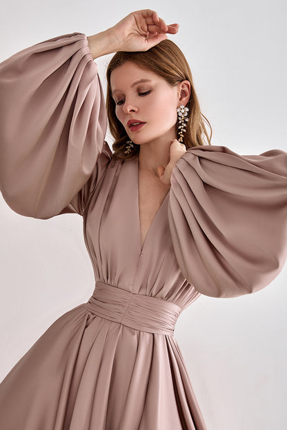 Frilled skater dress