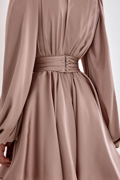 Frilled skater dress
