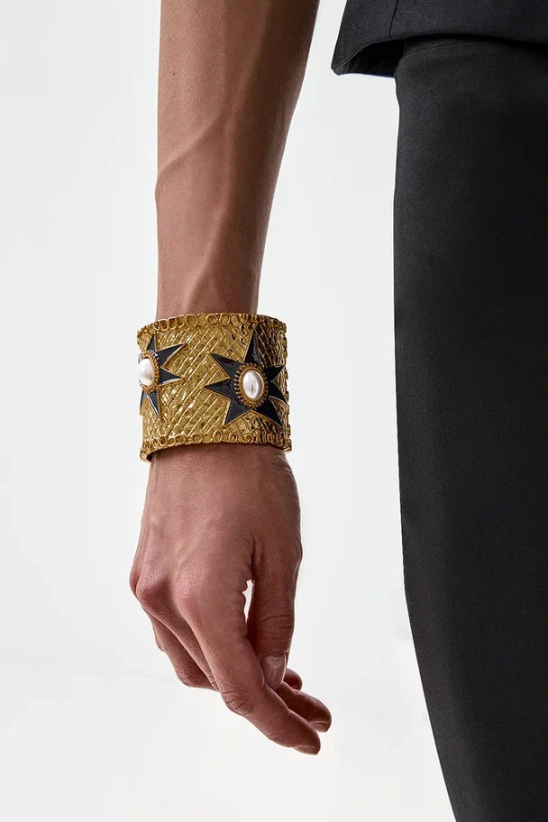 Wide Statement Bracelet