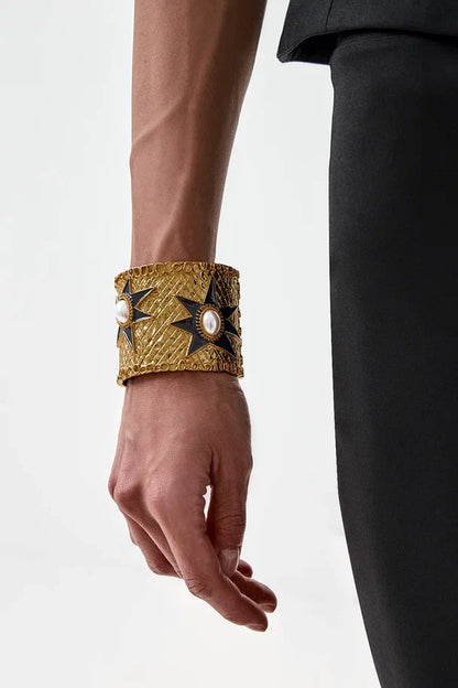 Wide Statement Bracelet