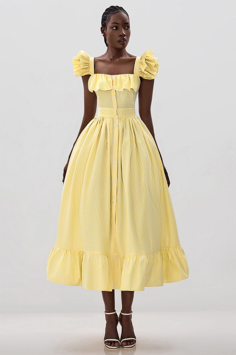 Ruffled Off-Shoulder Sundress