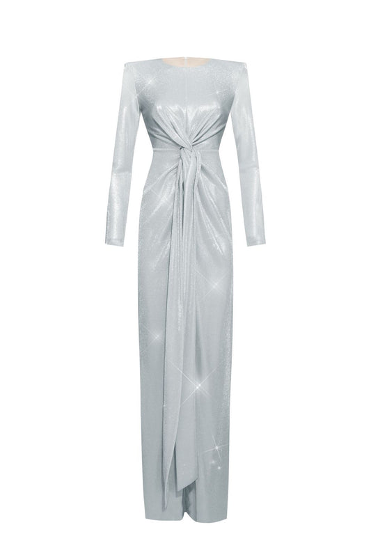 Evening lurex dress