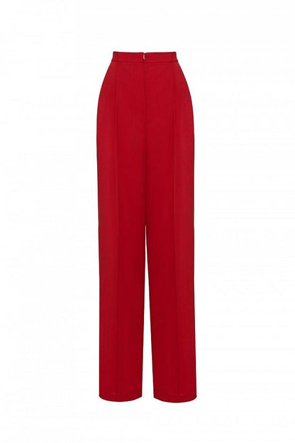 Straight cut trousers