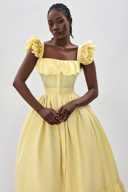 Ruffled Off-Shoulder Sundress
