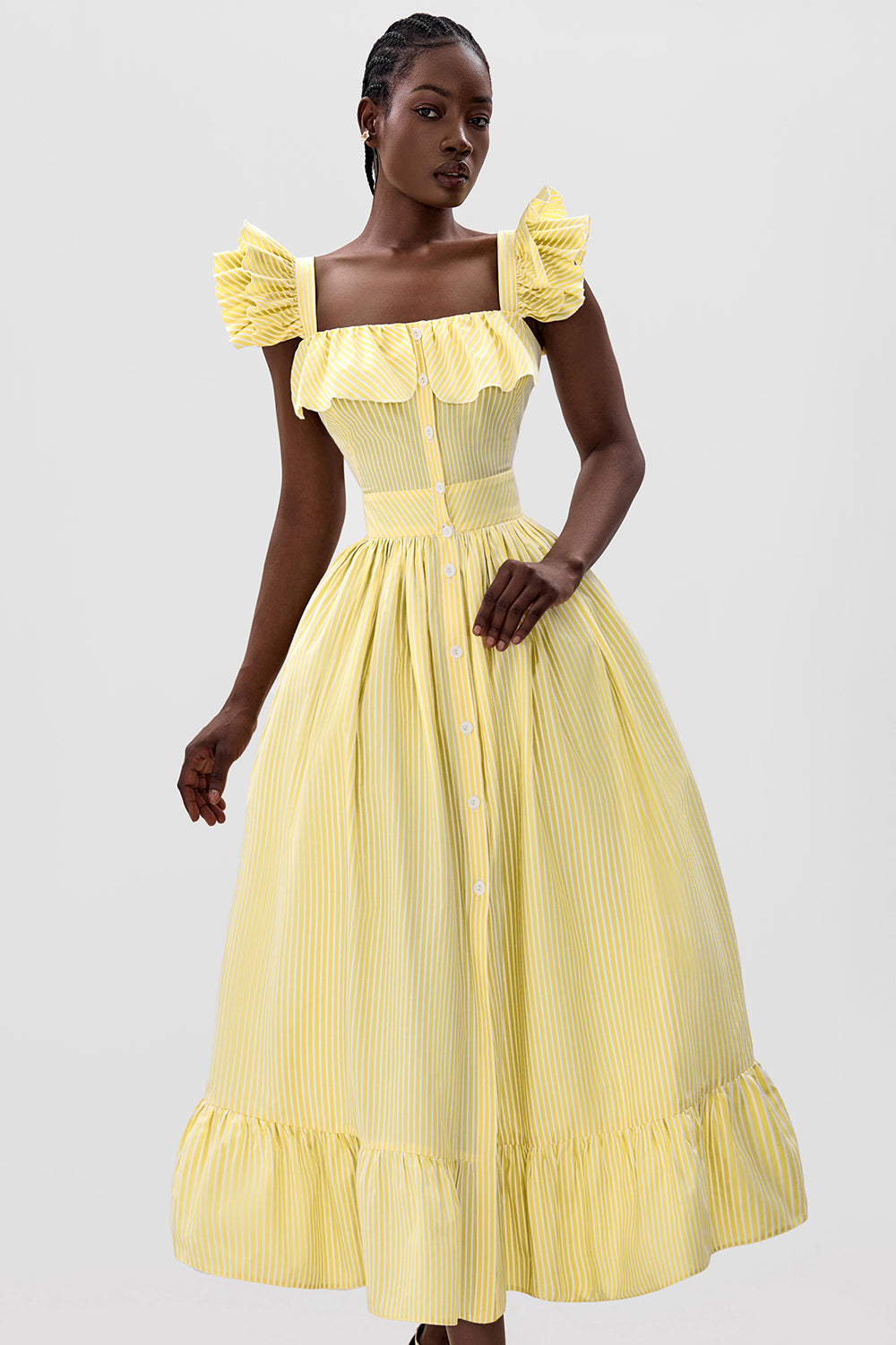 Ruffled Off-Shoulder Sundress