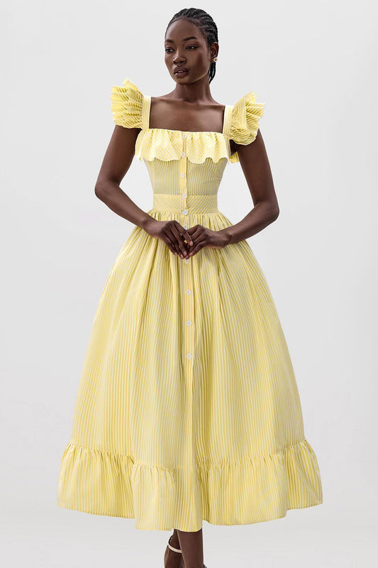 Ruffled Off-Shoulder Sundress