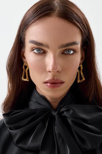 Keyhole Earrings