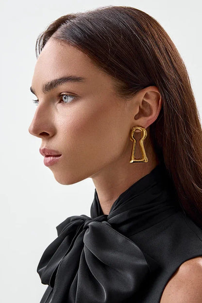 Keyhole Earrings