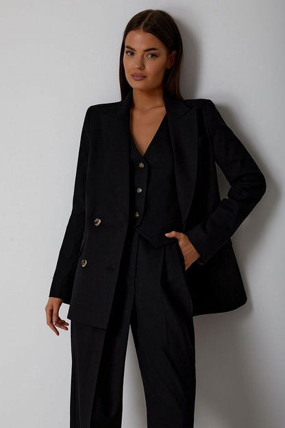 Straight cut trousers