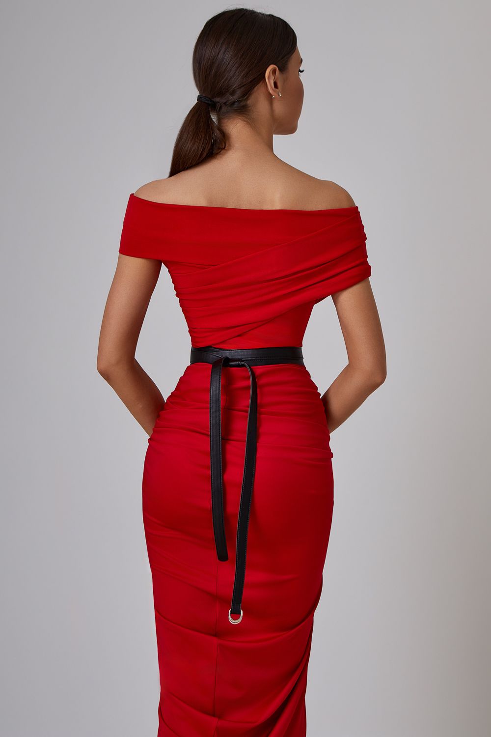 Draped bodysuit