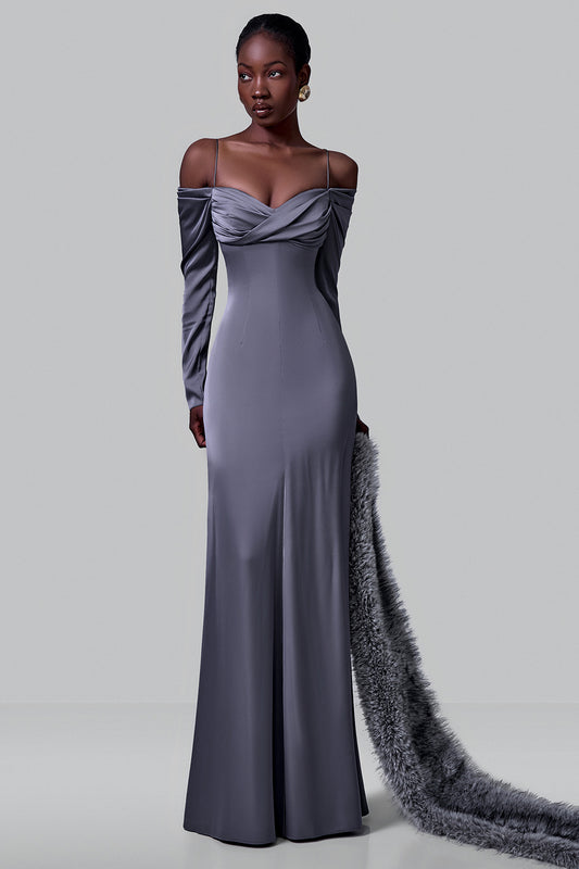 Off-Shoulder Evening Maxi
