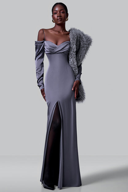 Off-Shoulder Evening Maxi
