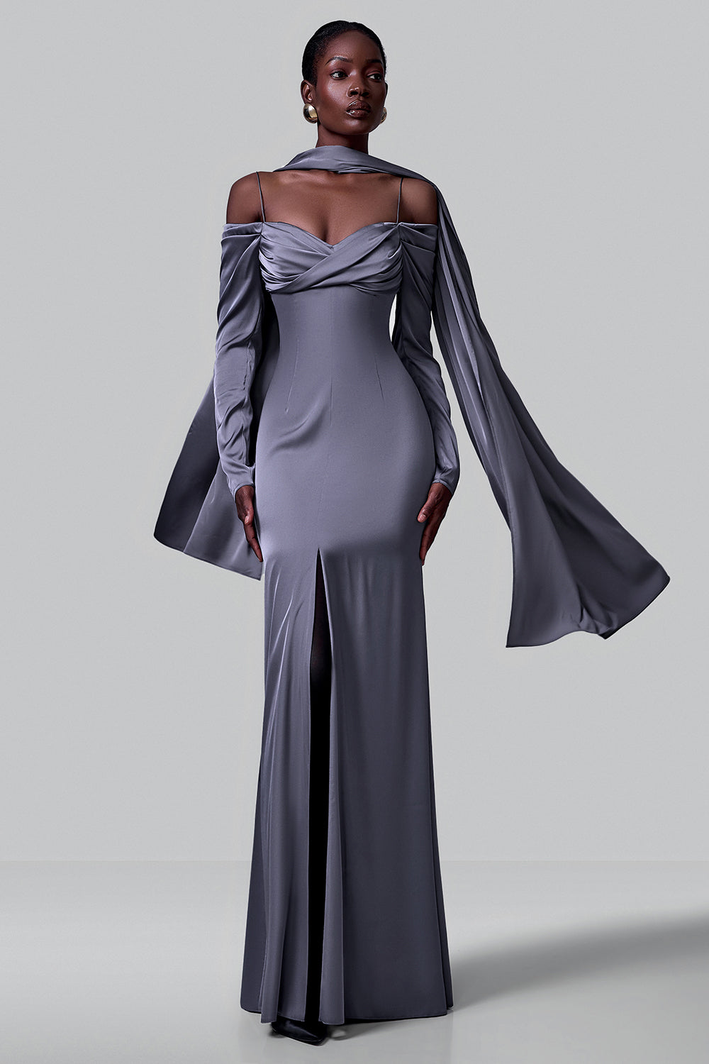 Off-Shoulder Evening Maxi