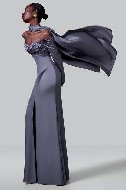 Off-Shoulder Evening Maxi