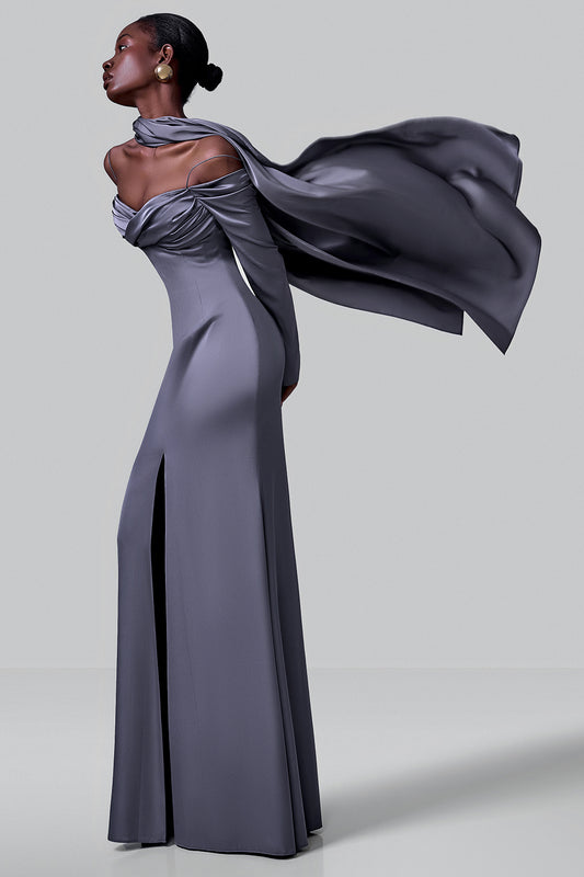 Flowing Satin Tippet