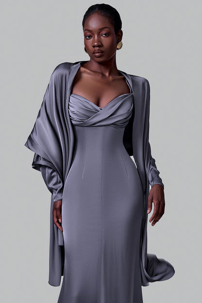 Off-Shoulder Evening Maxi