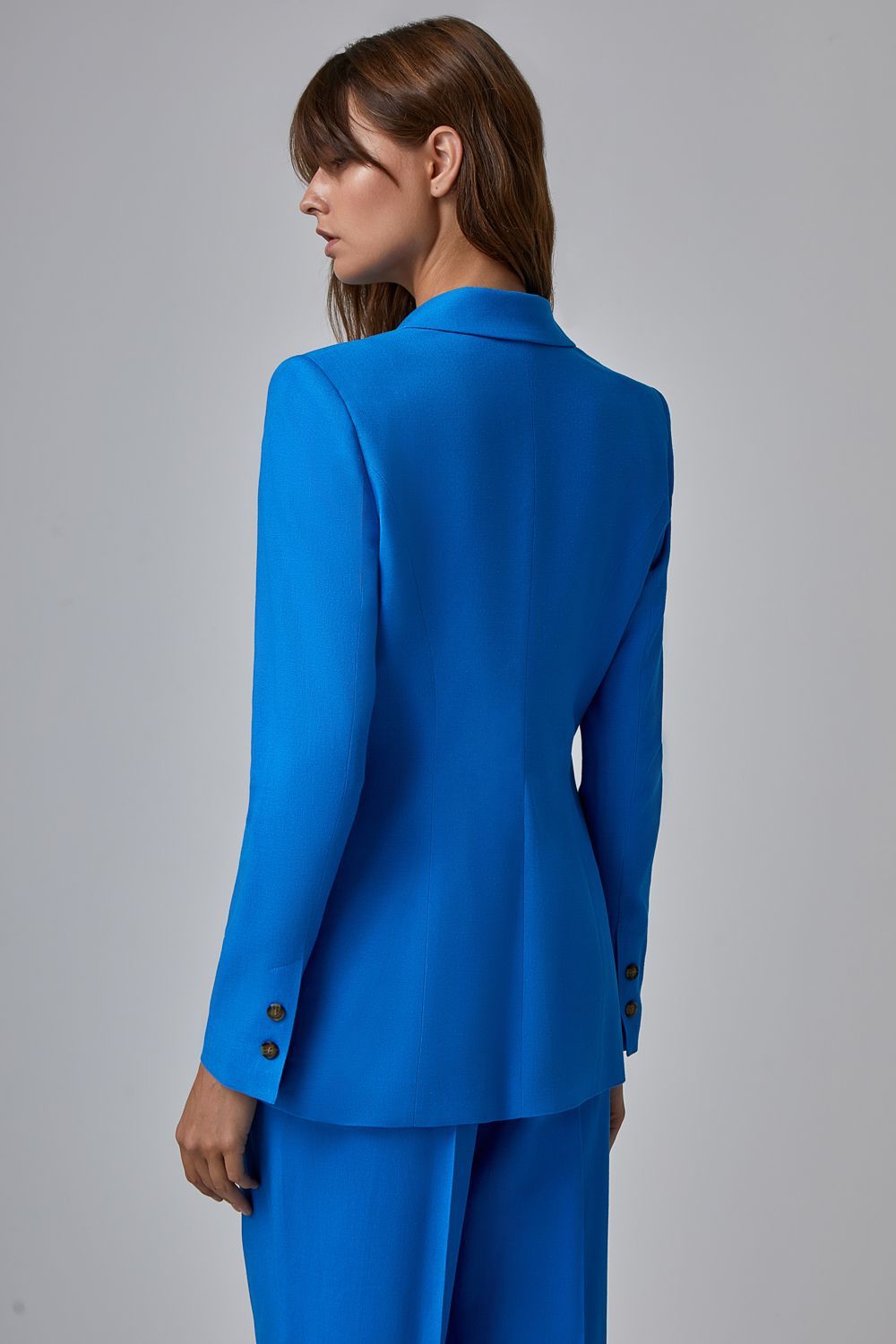 Cropped double-breasted jacket