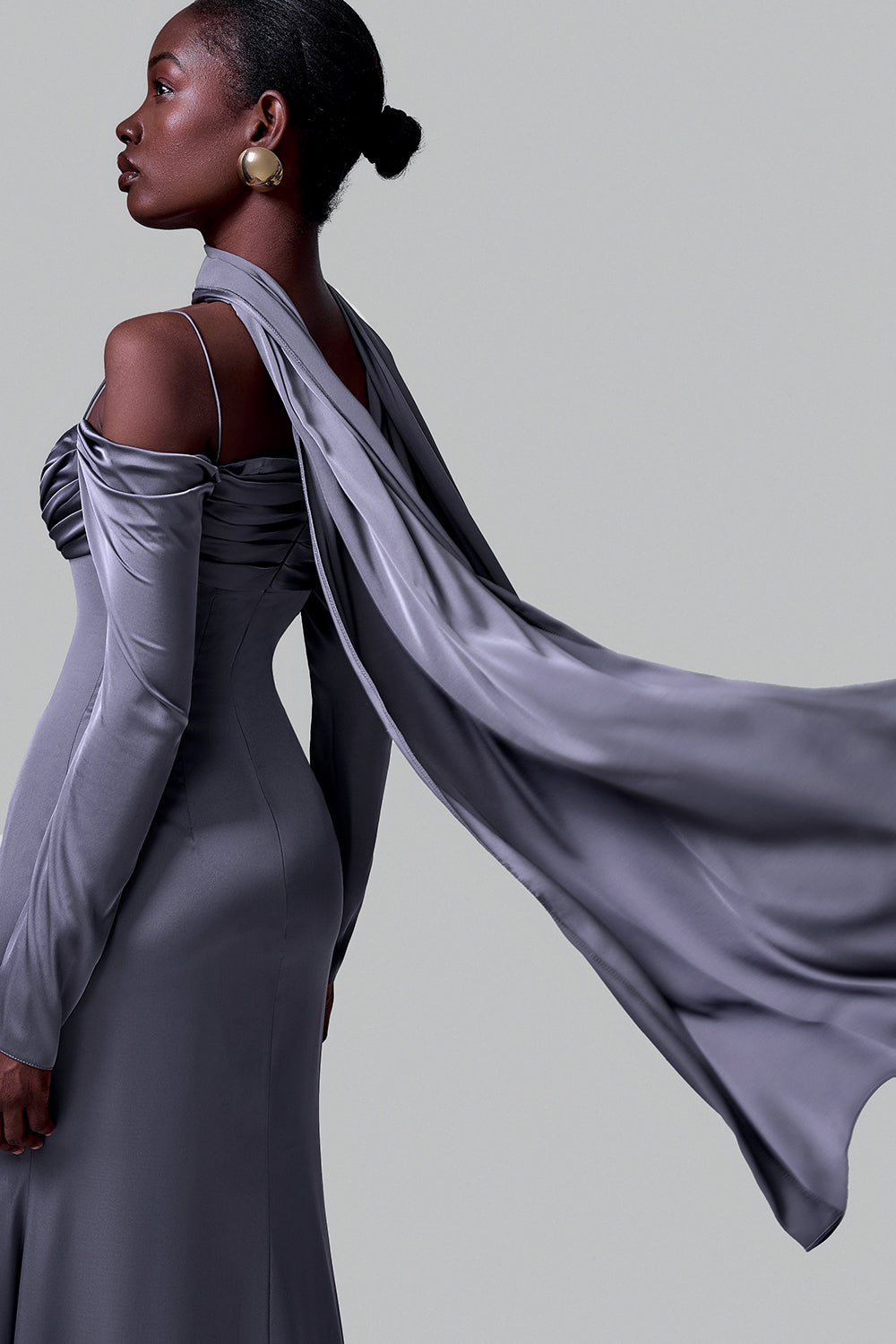 Off-Shoulder Evening Maxi