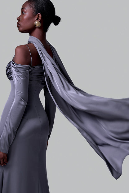 Off-Shoulder Evening Maxi