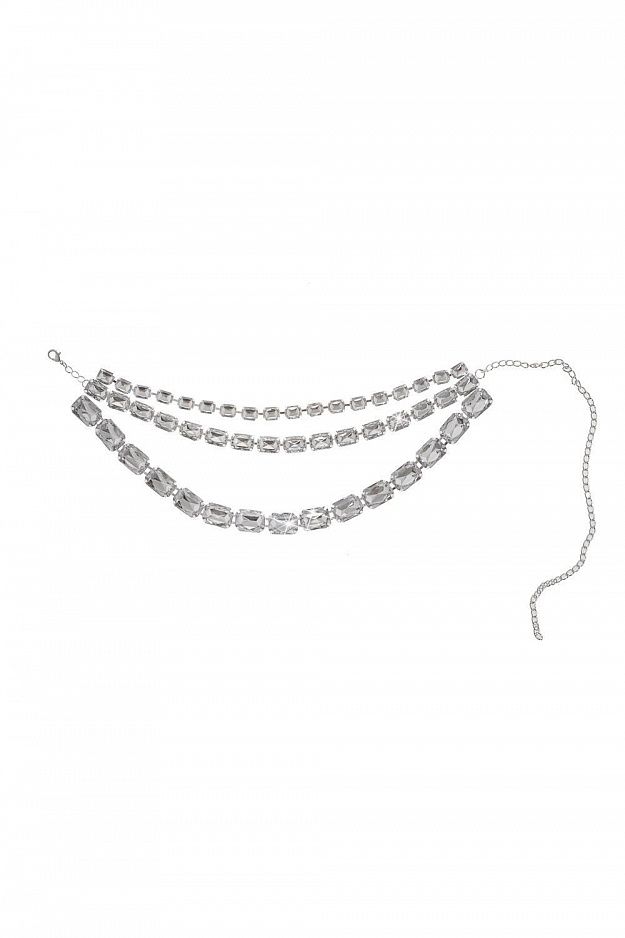 CHOKER krupnye kamni 3 ryada