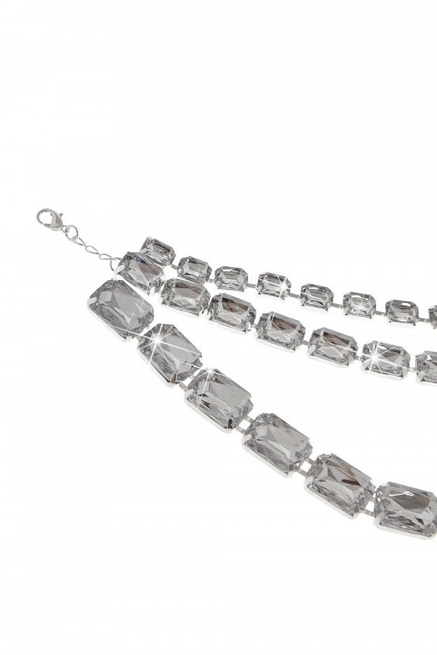 CHOKER krupnye kamni 3 ryada
