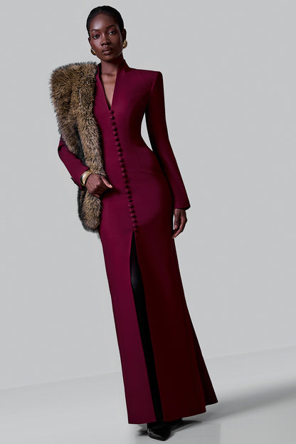 Structured Buttoned Maxi