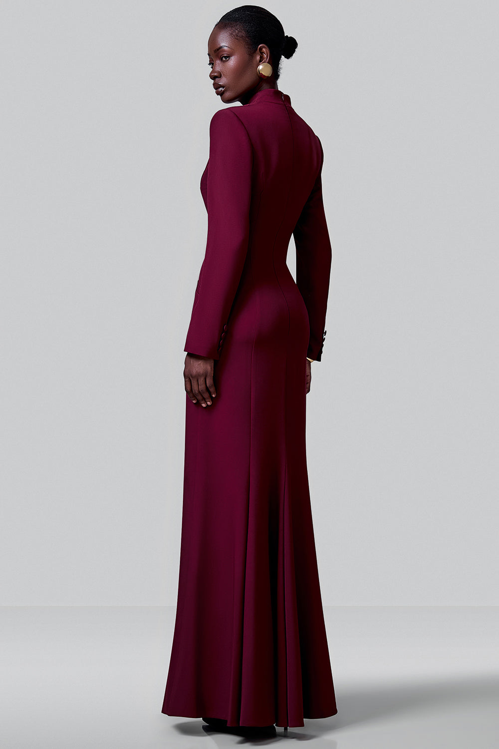 Structured Buttoned Maxi